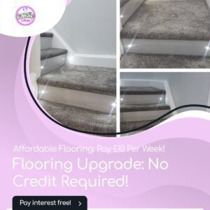 Pay weekly carpets, vinyls and laminate  – your one-stop solution to all your flooring needs!