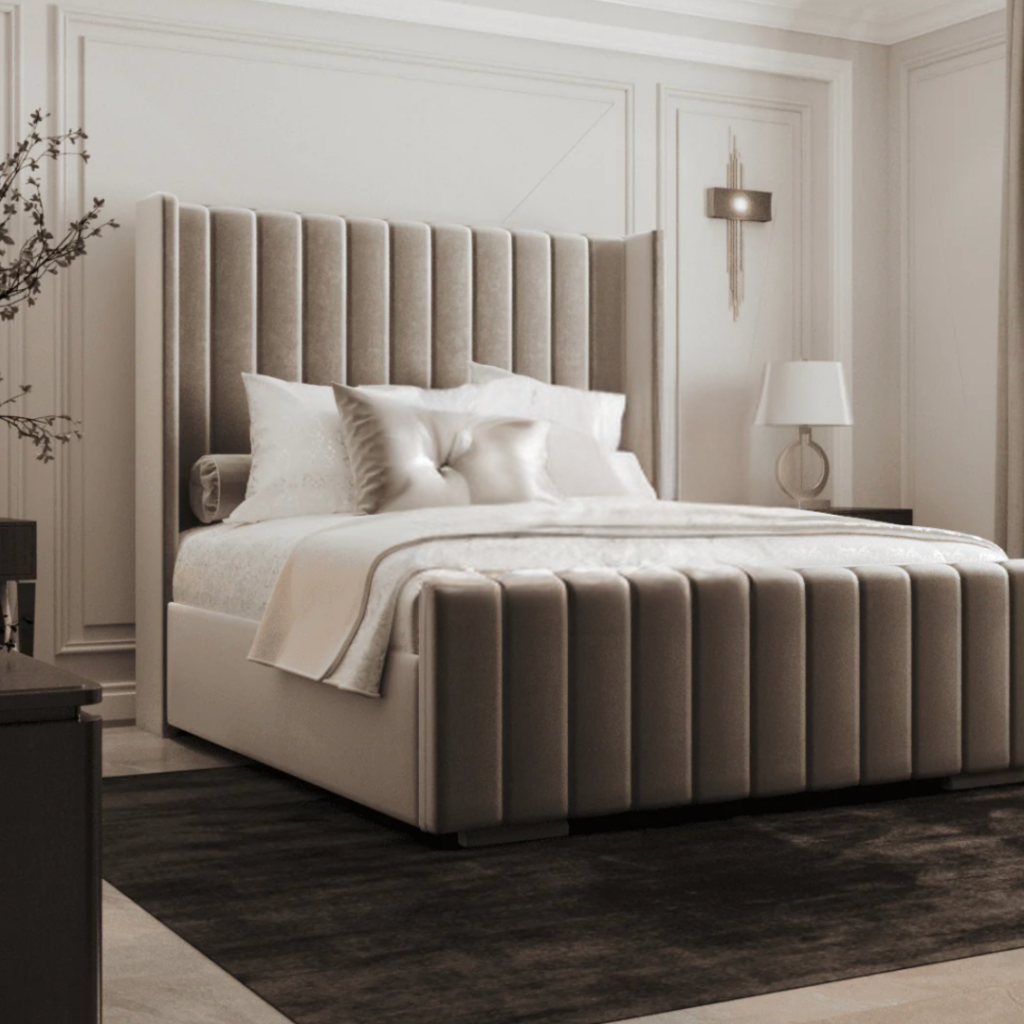 Panel Wingback Bed - Pay Day Flooring